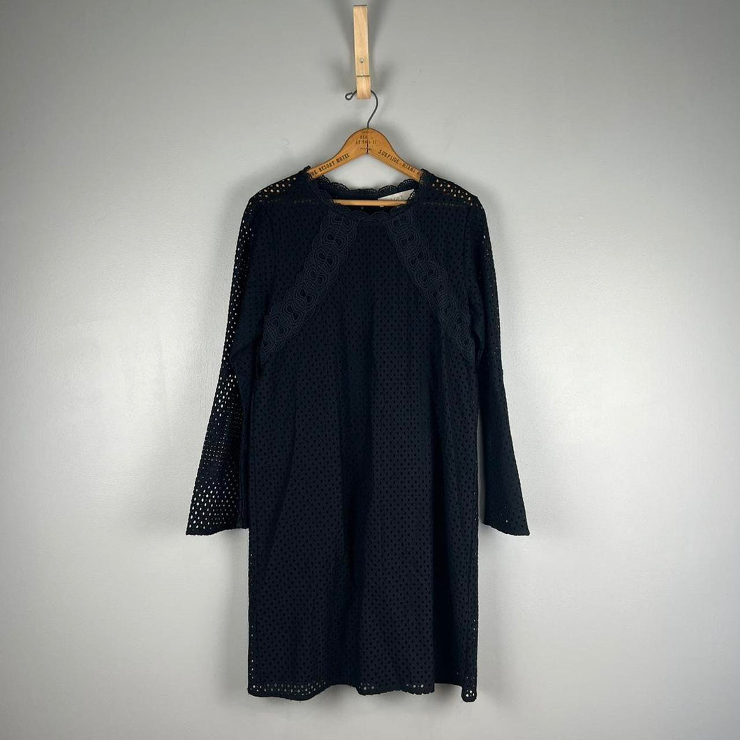 Loft eyelet lace dress