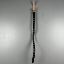 Load image into Gallery viewer, Black leather grommet belt
