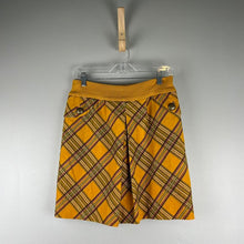 Load image into Gallery viewer, Anthropologie plaid mini skirt
