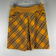 Load image into Gallery viewer, Anthropologie plaid mini skirt
