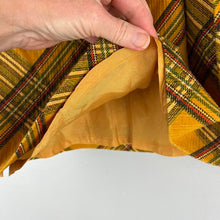 Load image into Gallery viewer, Anthropologie plaid mini skirt
