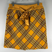 Load image into Gallery viewer, Anthropologie plaid mini skirt

