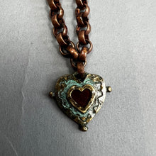 Load image into Gallery viewer, Vintage express heart necklace
