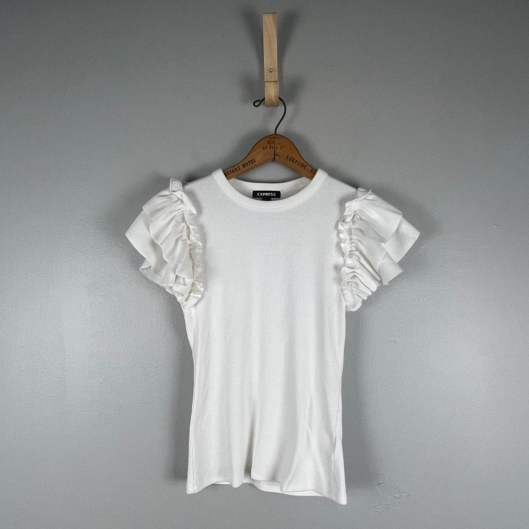 Express ribbed blouse