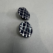 Load image into Gallery viewer, Vintage abstract earrings
