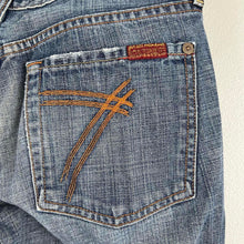 Load image into Gallery viewer, Y2K 7 for all mankind dojo flare jeans
