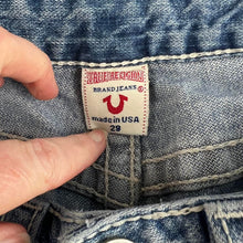 Load image into Gallery viewer, Y2K true religion flare jeans
