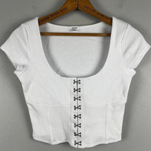 Load image into Gallery viewer, Garage corset crop top

