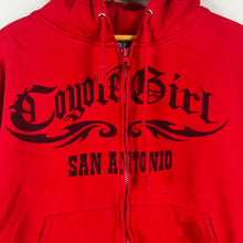 Load image into Gallery viewer, Y2K Coyote Ugly zip up hoodie
