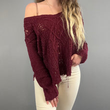 Load image into Gallery viewer, En Creme open knit sweater
