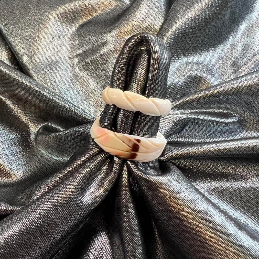 Seashell ring set