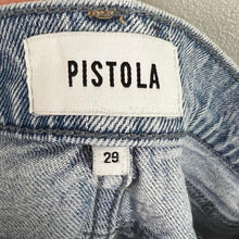 Load image into Gallery viewer, Pistola distressed jean shorts
