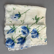 Load image into Gallery viewer, Vintage floral handkerchief
