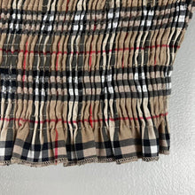 Load image into Gallery viewer, Tiger Mist. plaid tube top
