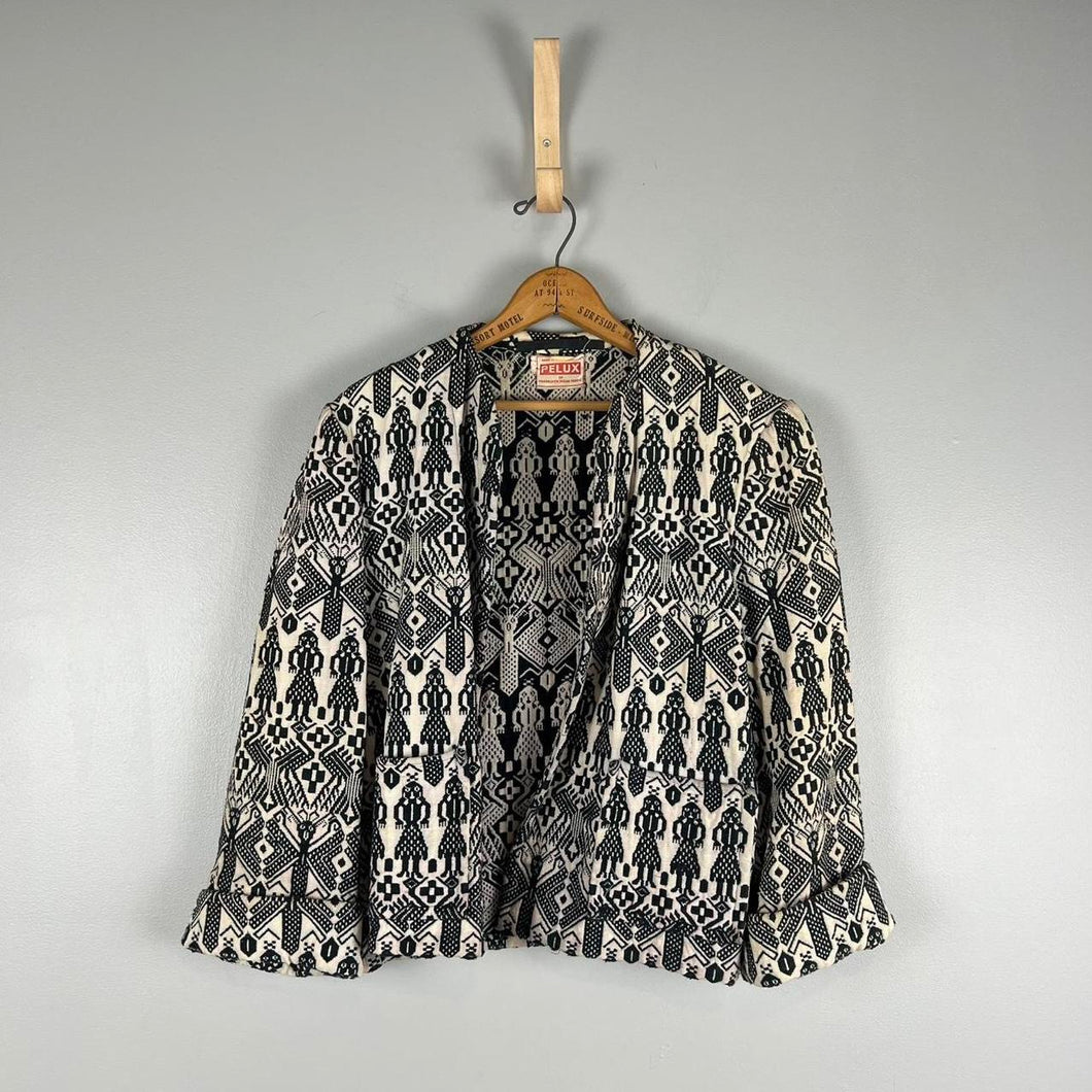 Vintage pelux tribal shacket