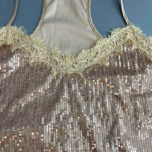 Load image into Gallery viewer, Modern sequin tank top
