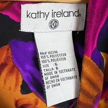 Load image into Gallery viewer, Kathy Ireland floral dress
