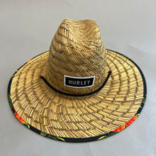 Load image into Gallery viewer, Hurley straw beach hat
