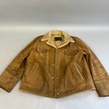 Load image into Gallery viewer, Vintage JCPenny genuine split cowhide jacket
