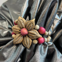 Load image into Gallery viewer, Vintage Apple seed cuff bracelet
