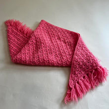 Load image into Gallery viewer, Vintage handmade crochet scarf
