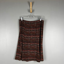 Load image into Gallery viewer, Vintage first option wavy striped midi skirt
