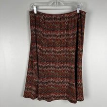 Load image into Gallery viewer, Vintage first option wavy striped midi skirt
