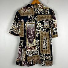Load image into Gallery viewer, Vintage Top Notch patterned blouse
