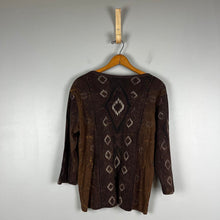 Load image into Gallery viewer, Cactus Bay Aztec Print 3/4 Sleeve Top

