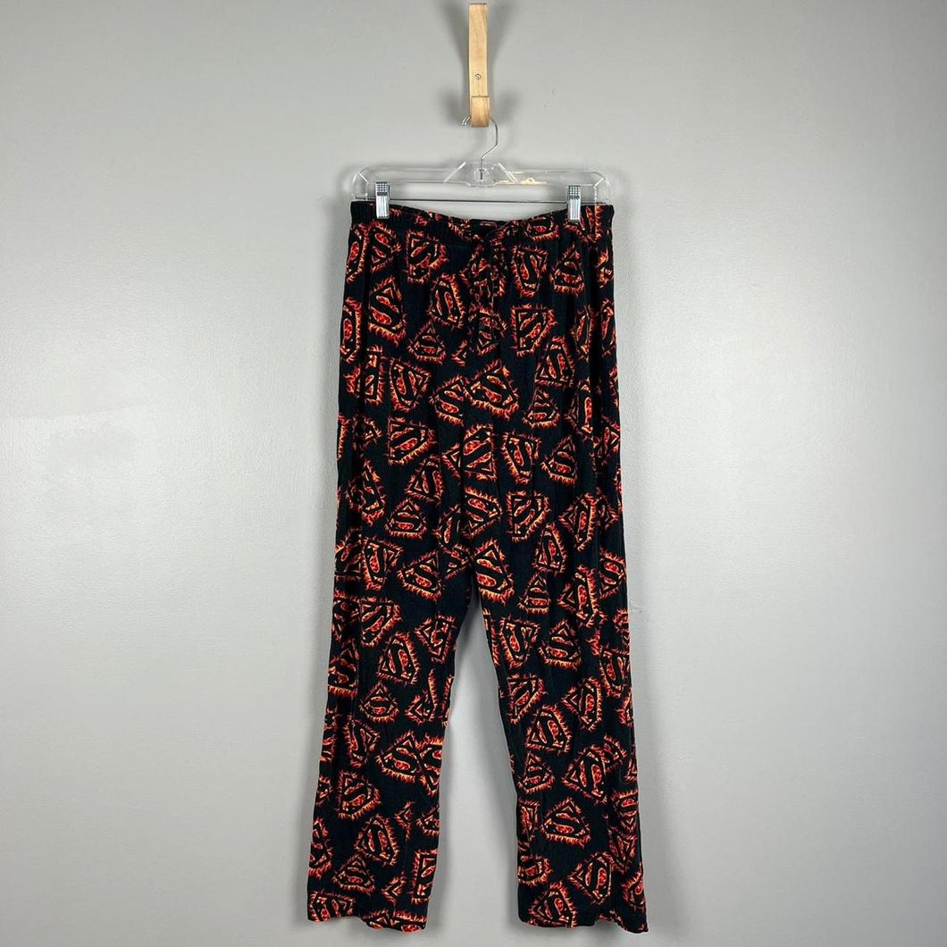 Retro superman pajama pants