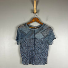 Load image into Gallery viewer, BP. floral mesh crop top
