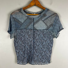 Load image into Gallery viewer, BP. floral mesh crop top
