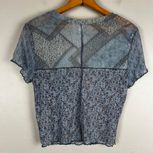 Load image into Gallery viewer, BP. floral mesh crop top
