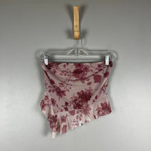 Load image into Gallery viewer, Unbranded asymmetrical floral tube top
