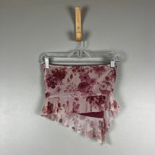 Load image into Gallery viewer, Unbranded asymmetrical floral tube top
