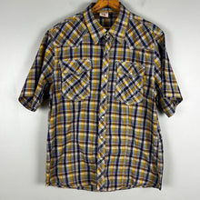 Load image into Gallery viewer, Y2K true religion pearl snap shirt
