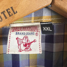 Load image into Gallery viewer, Y2K true religion pearl snap shirt
