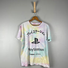 Load image into Gallery viewer, PlayStation tie dye t-shirt
