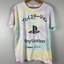 Load image into Gallery viewer, PlayStation tie dye t-shirt
