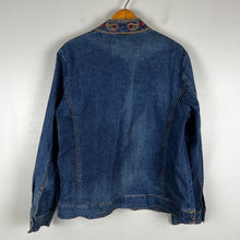 Load image into Gallery viewer, Alfred Dunner Embroidered Denim Jacket
