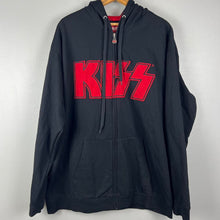 Load image into Gallery viewer, Retro KISS zip up hoodie
