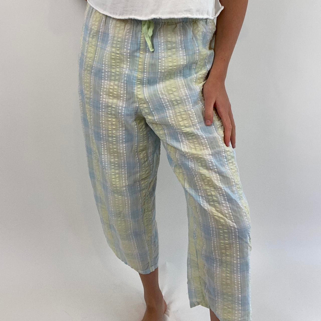 Retro plaid pants