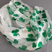 Load image into Gallery viewer, Retro Shamrock scarf
