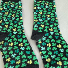 Load image into Gallery viewer, Retro shamrock socks
