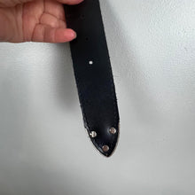 Load image into Gallery viewer, Brown suede and leather belt
