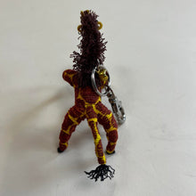 Load image into Gallery viewer, Funky Giraffe keychain
