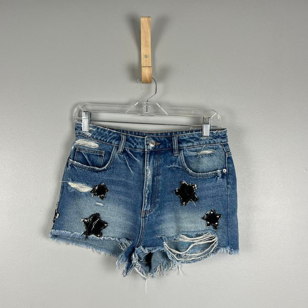 Zara trafaluc jean shorts