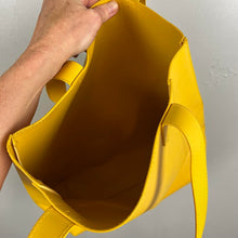 Load image into Gallery viewer, Saks fifth avenue yellow tote bag
