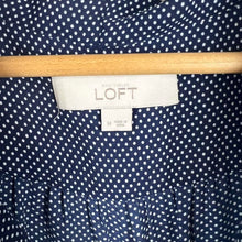 Load image into Gallery viewer, Loft polka dot blouse
