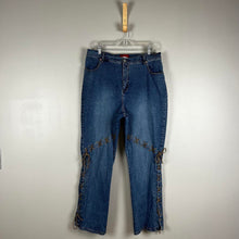 Load image into Gallery viewer, Y2K L.A. Blues lace up Jeans

